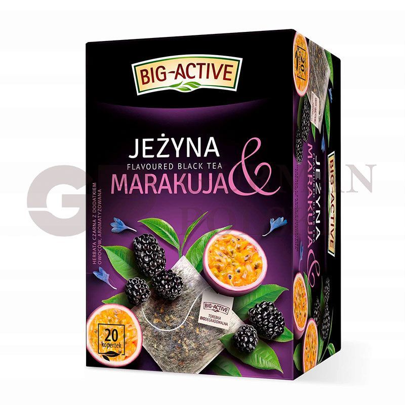 Té de mora y maracuya 40g BIG ACTIVE