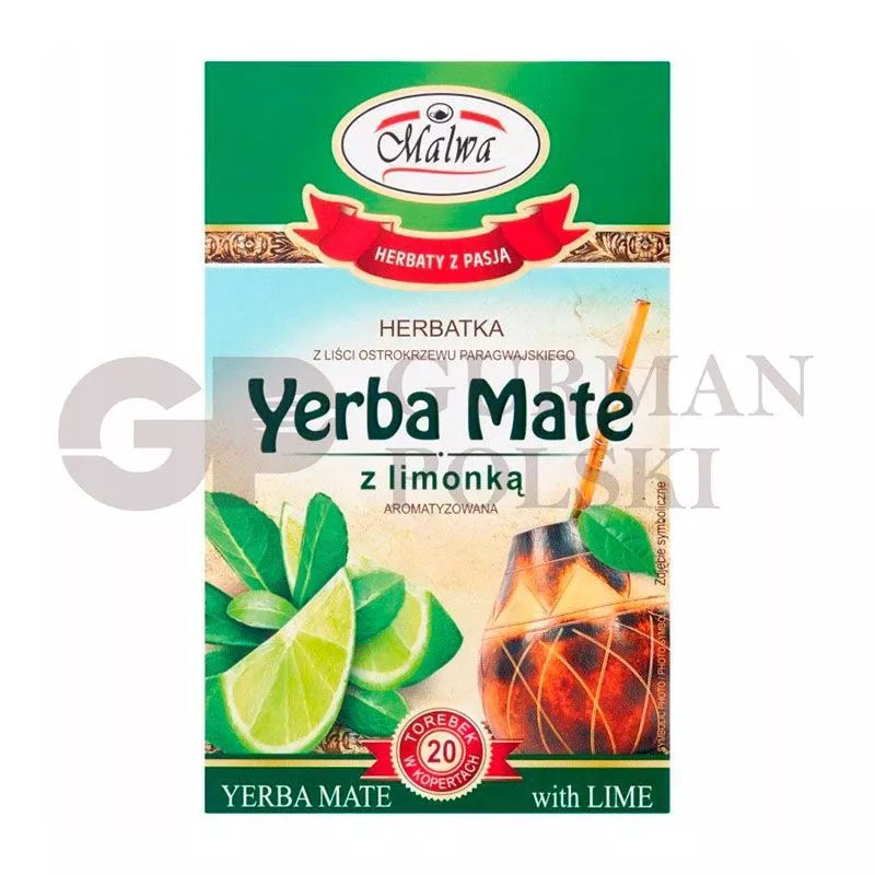 Te de YERBA MATE con lima 2g x20vol MALWA