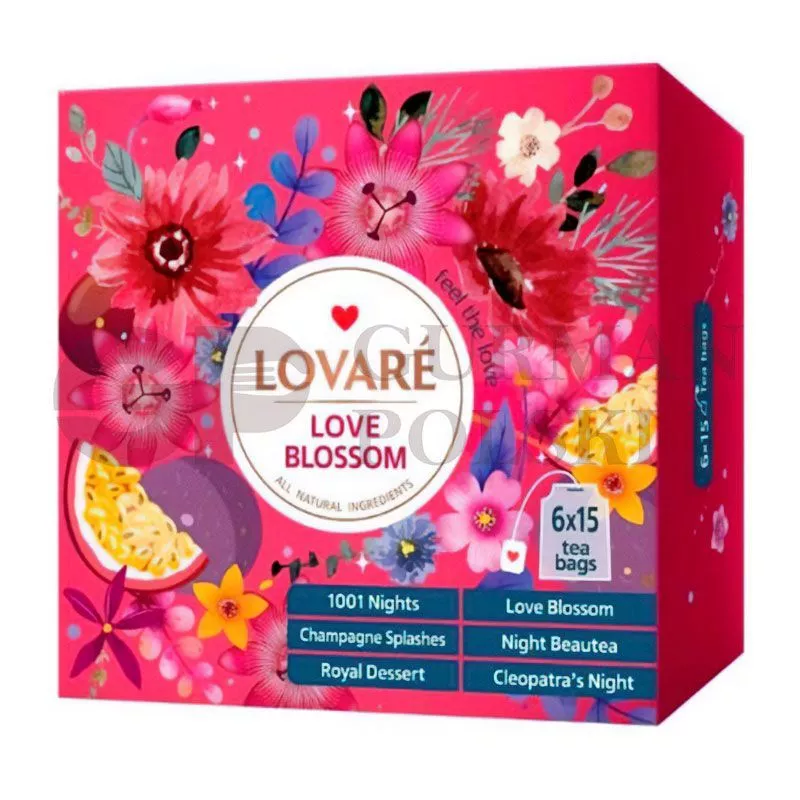 Te surtido LOVE BLOSSOM 90und 165g LOVARE