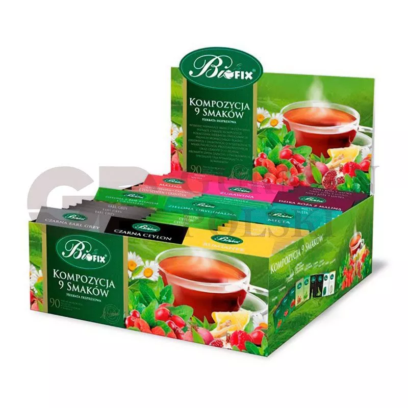 Te composicion de 9 sabores de frutas 175g BIFIX