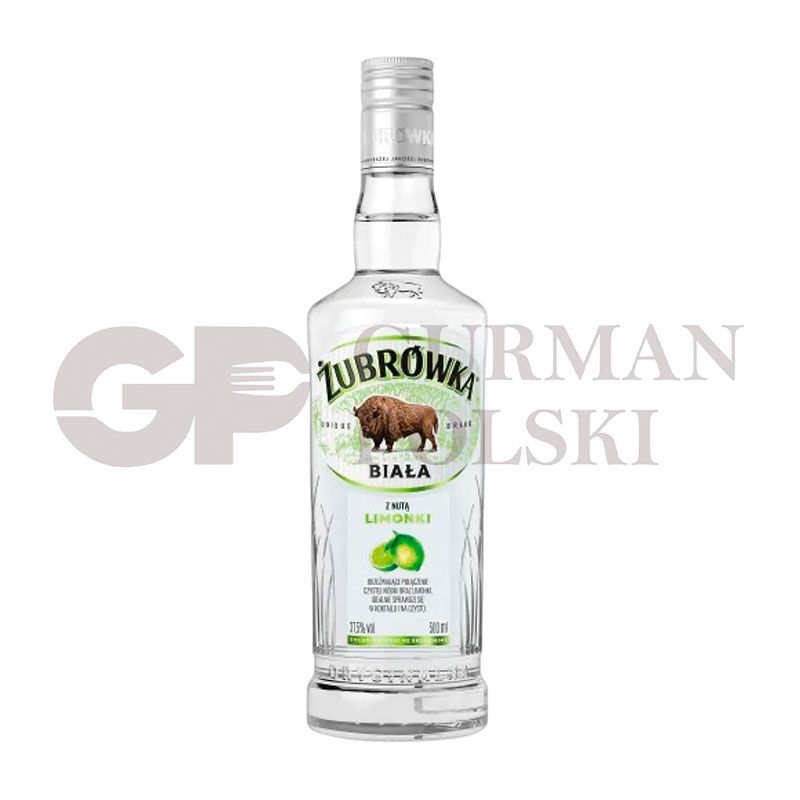 Vodka ZUBROWKA lima 37.5% 500ml