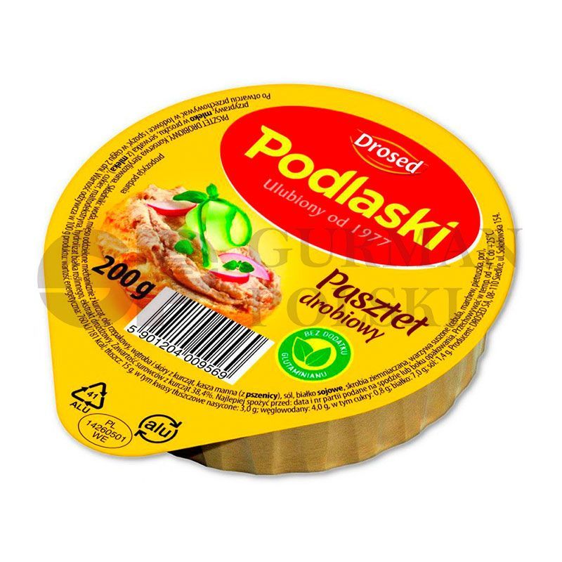 Pate PODLASKI de pollo 200gr DROSED