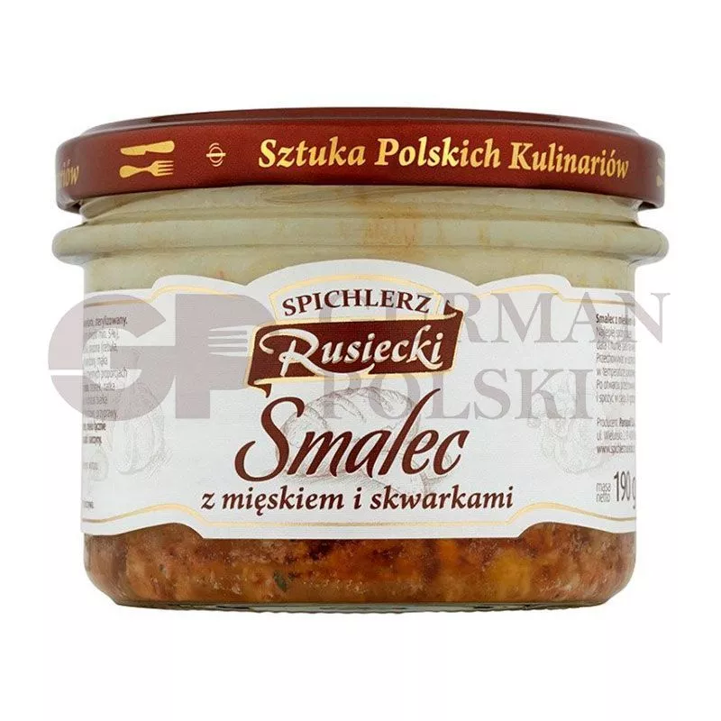 Manteca de cerdo con carne STAROPOLSKI 190gr RUSIECKI