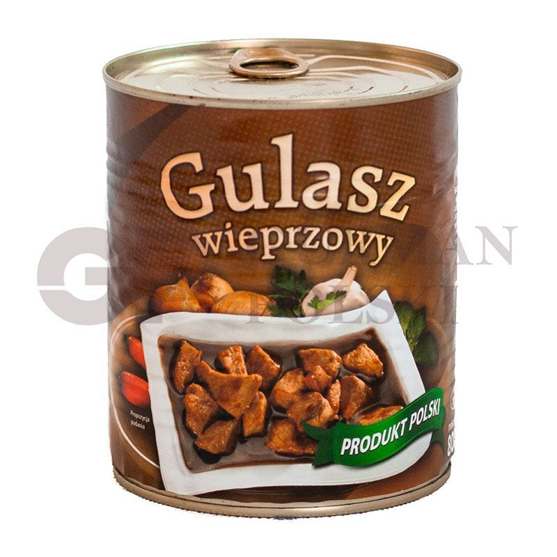 Conserva GULASZ WIEPRZOWY 800g AMK