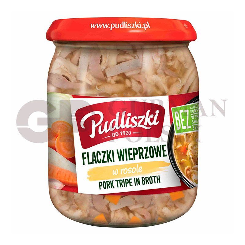 Tripas de cerdo FLAKI WIEPRZOWE W ROSOLE 500gr PUDLISZKI