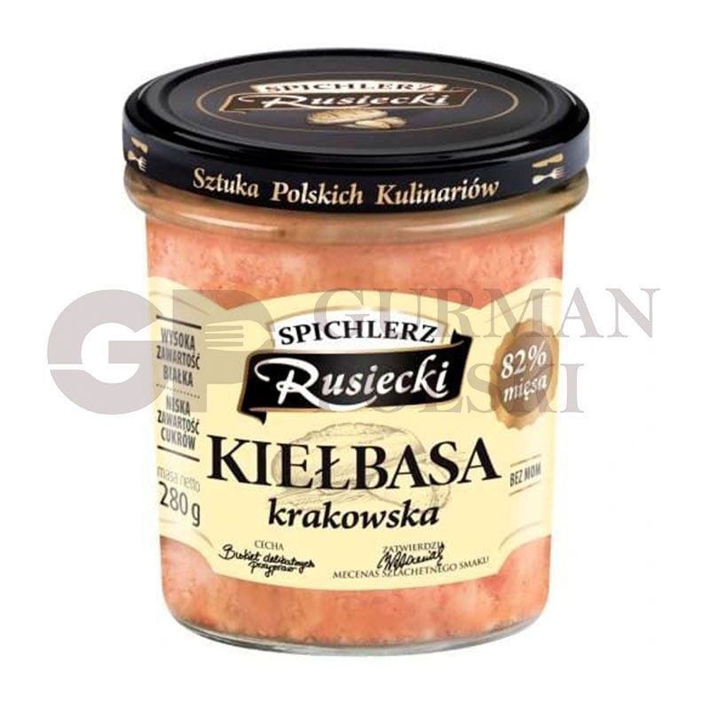 Salchicha KRAKOWSKA en concerva 280gr RUSIECKI