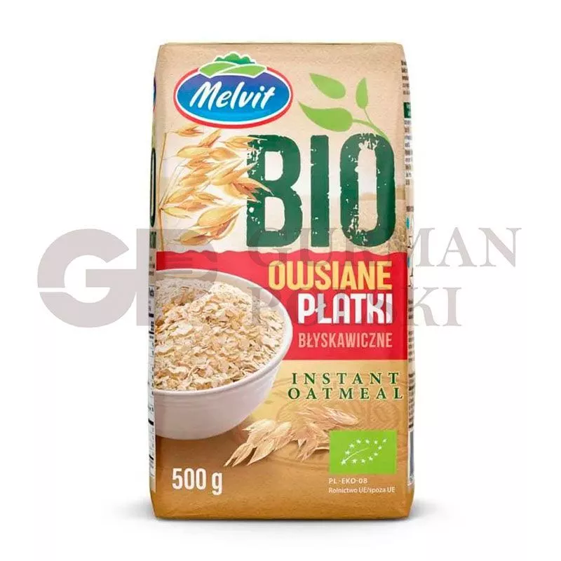 Copos de avena instantanea natural 500gr MELVIT