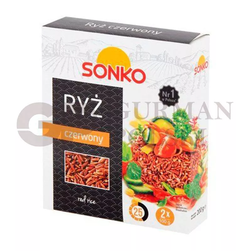 Arroz rojo 2x100g x6 SONKO