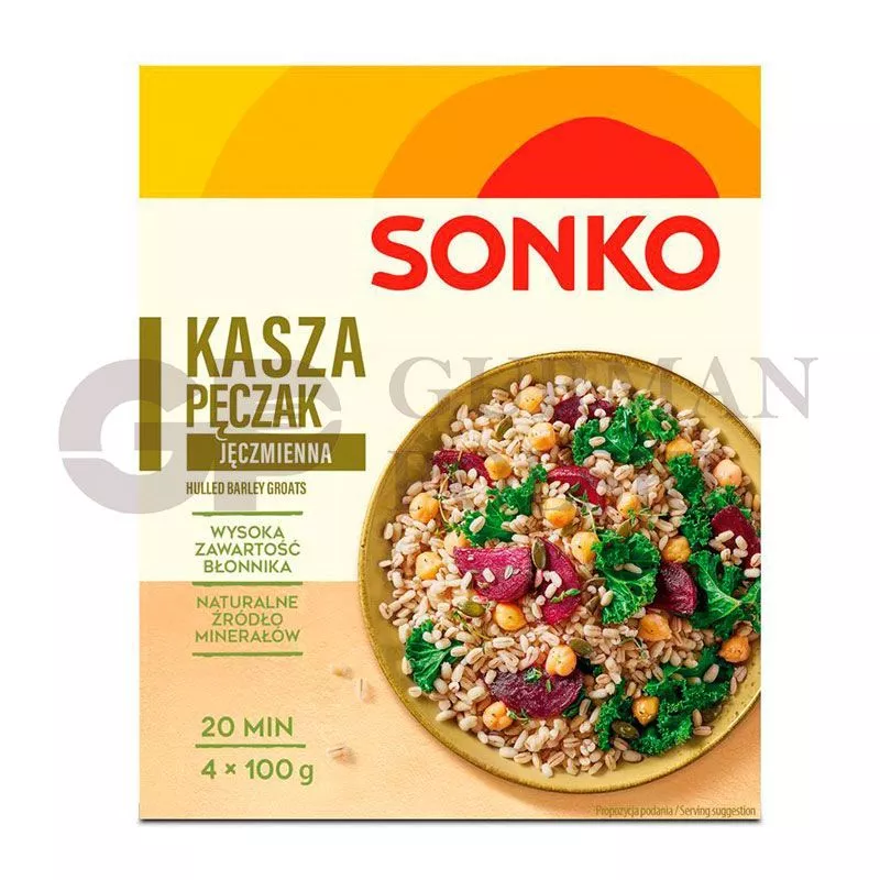 Grano de cebada perlada 4x100gr SONKO