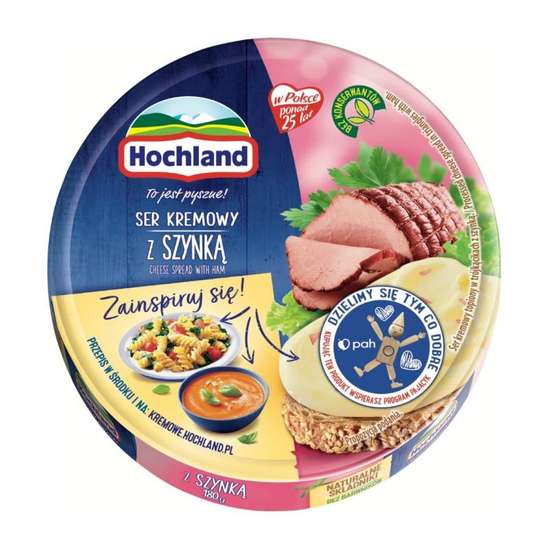 Queso KRAZEK con jamon 180g HOCHLAND