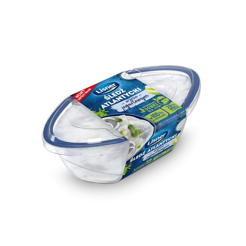 Filetes de arenque en salsa de yogurt 280gr LISNER