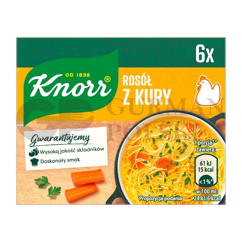 Caldo de pollo en cubitos 60gr KNORR