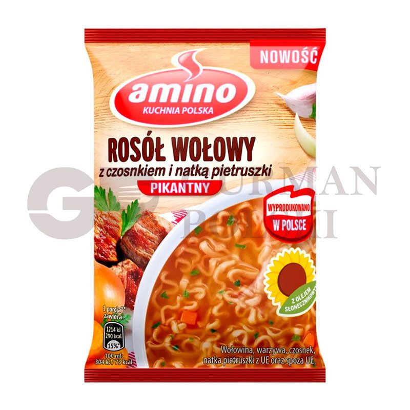 Sopa nudle caldo de res 60g AMINO