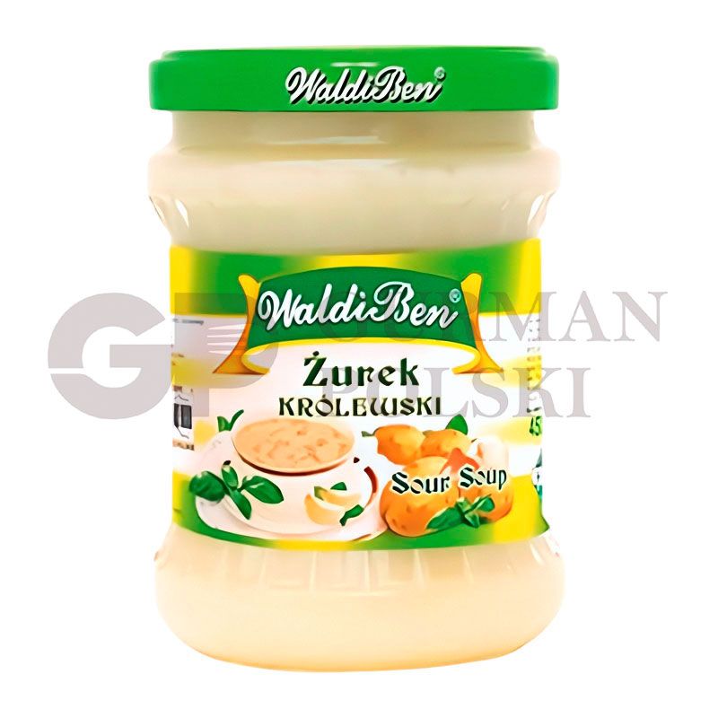 Concentrado de sopa ZUREK KROLEWSKI 450g WALDI BEN