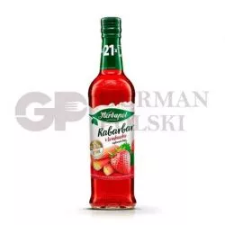 Jarabe sabor de ruibarbo con fresa 420ml HERBAPOL