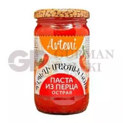 Salsa de pimiento rojo picantr 350gr ARTENI