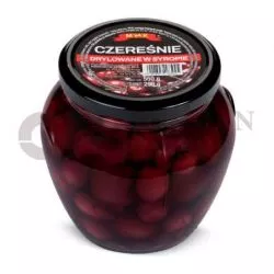 Cerezas deshuesadas en jarabe 550g MK