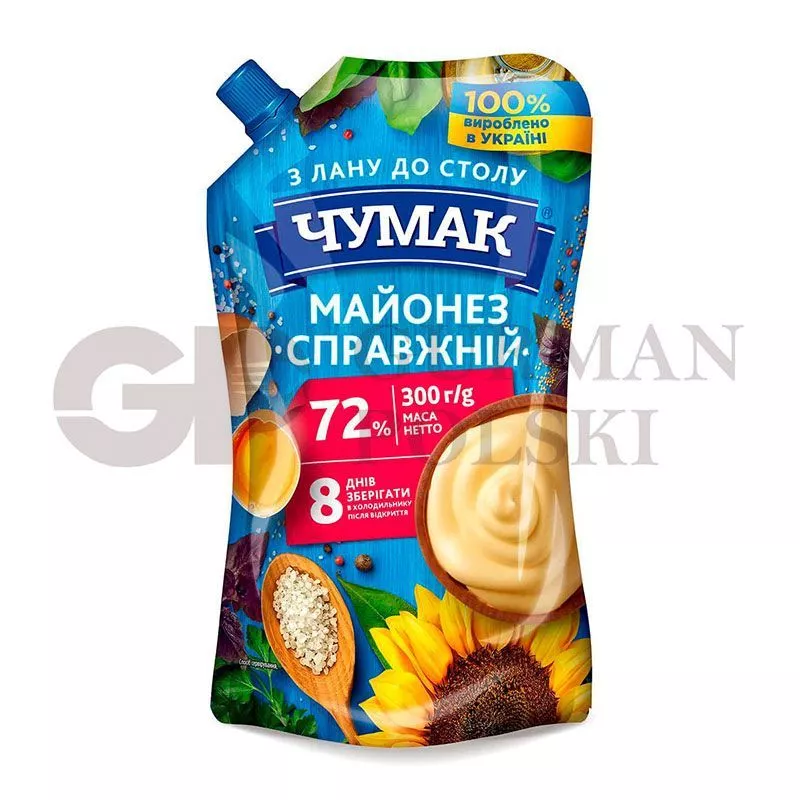 MayonesaNASTOYASCHIY 72%grasa 550gr CHUMAK