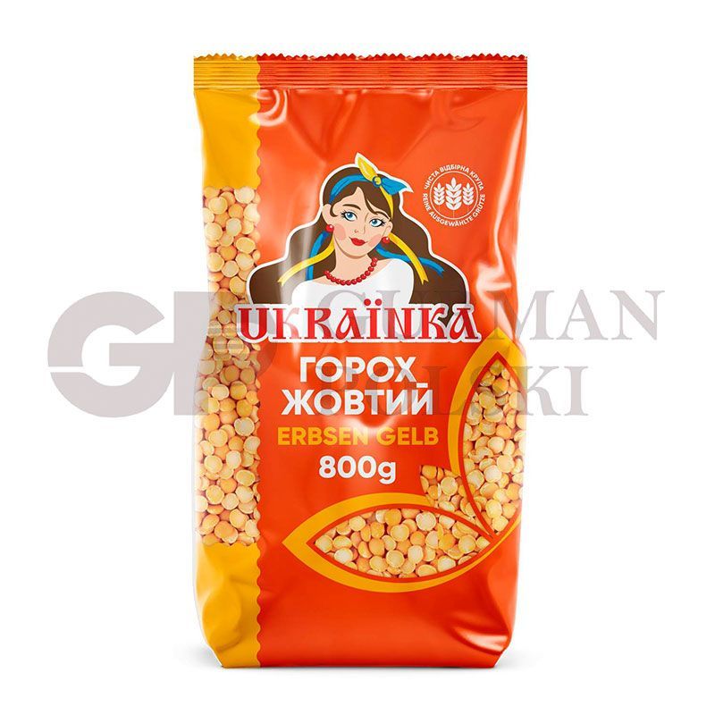 Guisantes amarillos partidos 800gr UKRAINKA