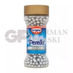 Perlas de plata para tarta 42g Dr.Oetker