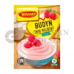 Pudin sabor frambuesa con azucar 60gr WINIARY