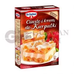 Mezcla para tarta KARPATKA Z KREMEM 380g Dr.Oetker