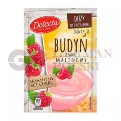 Pudin DUZY BUDYN con sabor de frambuesa 64gr DELECTA