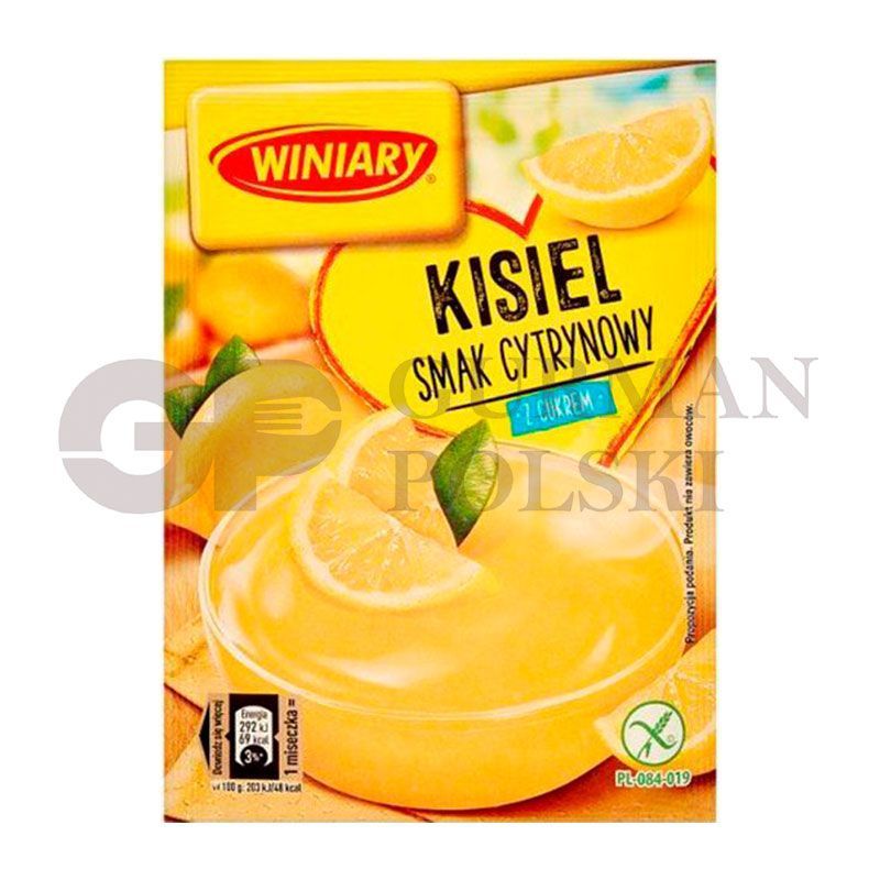 Kisiel con sabor de limon con azucar 77gr WINIARY