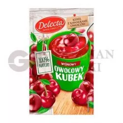 Kisiel OWOCOWY CUBEK con trozos de guinda 30gr DELECTA