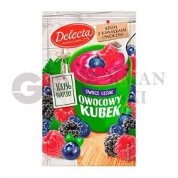 Kisiel OWOCOWY CUBEK con trozos de frutas del bosque 30gr DELECTA