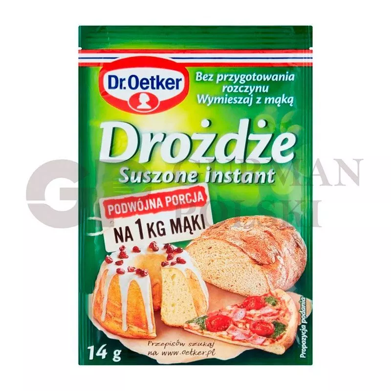 Lebadura seco en polvo instant 14g DR.OETKER