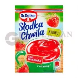 Kisiel SLODKA CHWILA con sabor de fresa 30gr Dr.Oetker