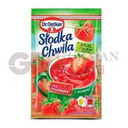 Kisiel SLODKA CHWILA con trozos de fresa 31g Dr.Oetker