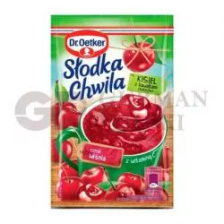 Kisiel SLODKA CHWILA con sabor de guinda con trozos 31gr Dr.Oetker