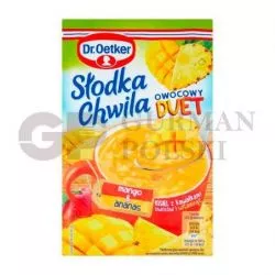 Kisiel SLODKA CHWILA con sabor de mango con piña 32gr Dr.Oetker