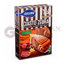 Tarta en polvo ZEBRA sabor de chocolate con frambuena 438g GELLWE