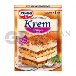 Crema para tarta sabor de tiramisu 109g Dr.OETKER