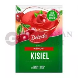 Kisiel bebida en polvo sabor de guinda con vitamina C 38g DELECTA