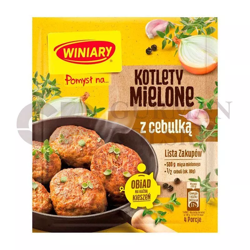 Especias para carne picado con cebolla 69gr WINIARY