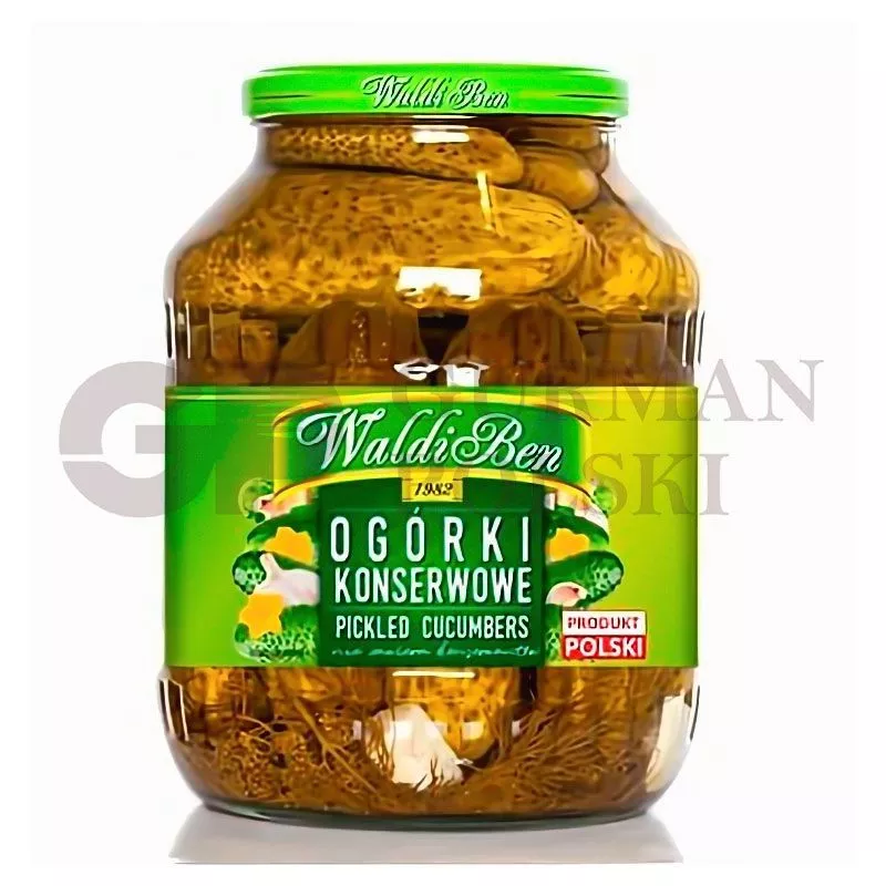 Pepinos conservado 1580g WALDI BEN