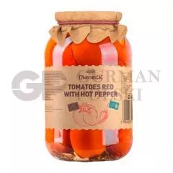 Tomate rojo conservado picante 900ml DWOREK