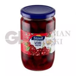 Cereza sin huesos en jarabe 680g STOVIT