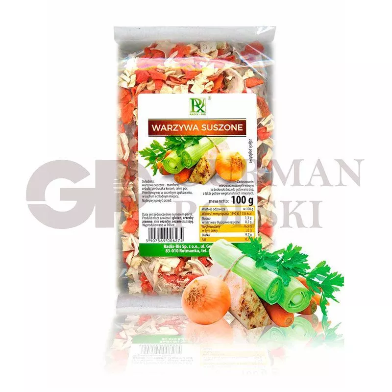 BIO Verduras seco 100g x15 RADIX