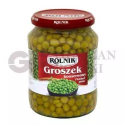 Guisante verde conservado 720gr ROLNIK