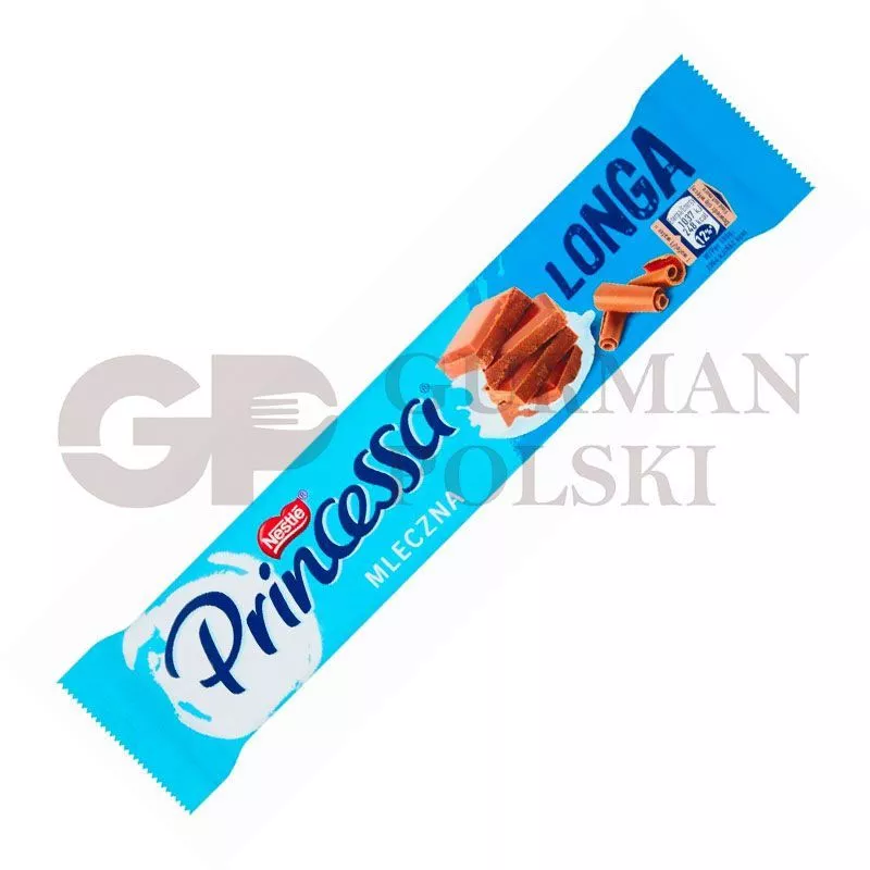 Barquillas PRINCESSA LONGA de leche 40g