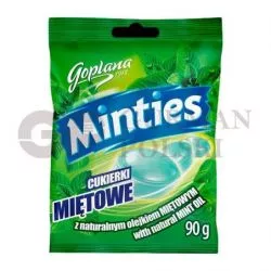 Caramelos MINTIES sabor menta 90gr GOPLANA