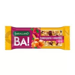 Barrita arandano rojo con caramelo 38g BAKALLAND