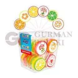 Piruletas DESENIOWEcon sabor de frutas 26g GRAN-PIK