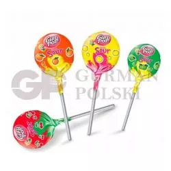 Piruletas reenados con chicle GUM POR EXTRA SOUR 18gr AGRO