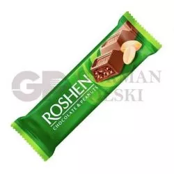 Barra de chocolate reeno de mani doble 29g ROSHEN